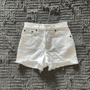 Levi's White Jean Shorts for Women